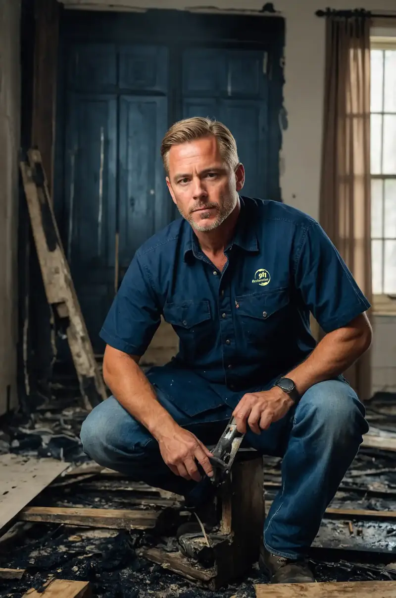 Fire damage restoration service by 911 Restoration of Oklahoma City