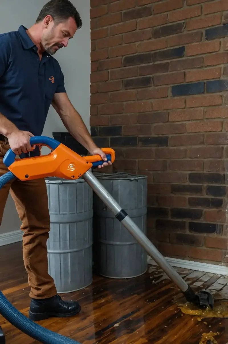 Water damage restoration service by 911 Restoration of Oklahoma City