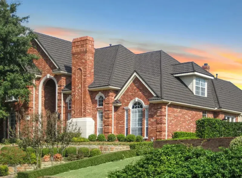 Stone coated roofing installation by Statewide Roofing in Oklahoma City
