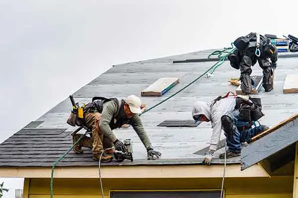 Roof repair work by 1907 Roofing in Oklahoma City