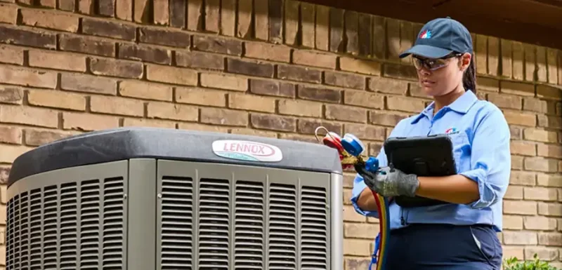 Air conditioning service by Service Experts Oklahoma City