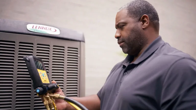 Air conditioning service by Drabek & Hill Air Conditioning & Heating Inc. in Oklahoma City