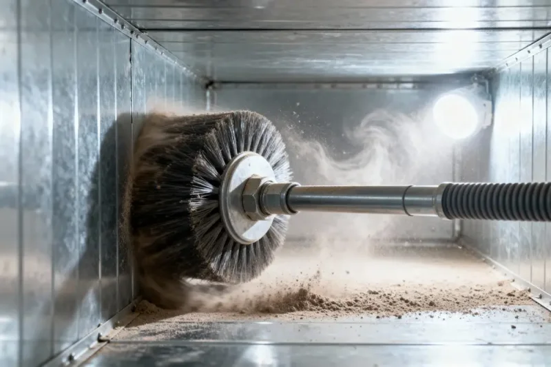 Air duct cleaning service by Barnett Electrical Heating and Air in Oklahoma City