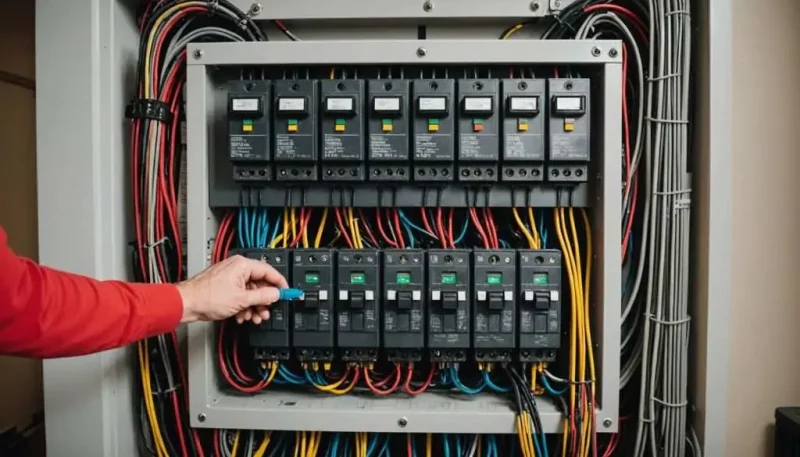 Electrical panel installation and repair by Caliber Electric in Oklahoma City